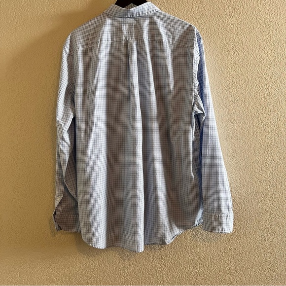 Vineyard Vines Classic Fit Tucker Blue Striped Button Down Shirt Size XL - Picture 7 of 7